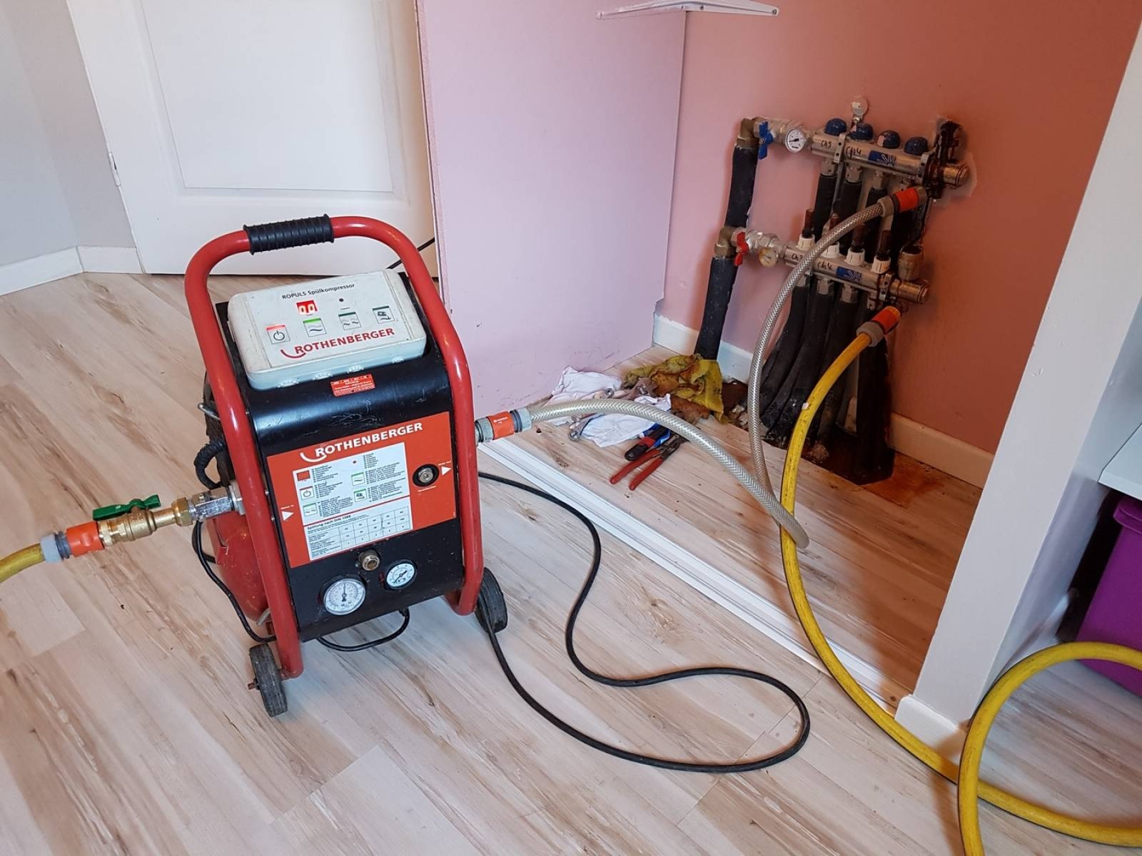 Sırasöğütler Vaillant Hermetik Şofben Petek Temizliği